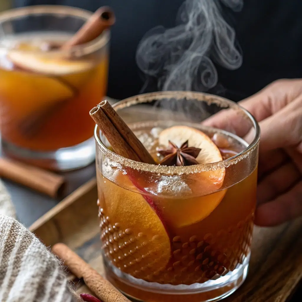 Spiked Apple Cider Cocktail