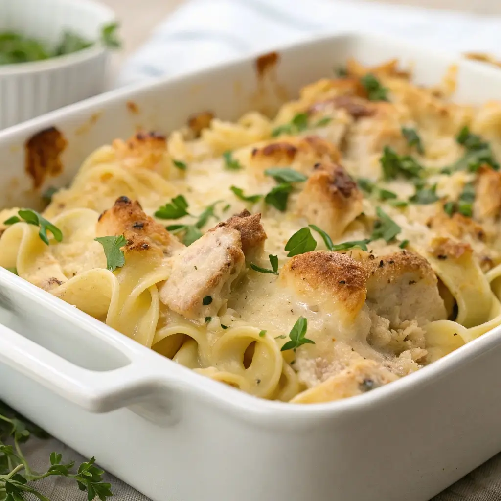 Creamy Chicken Noodle Casserole