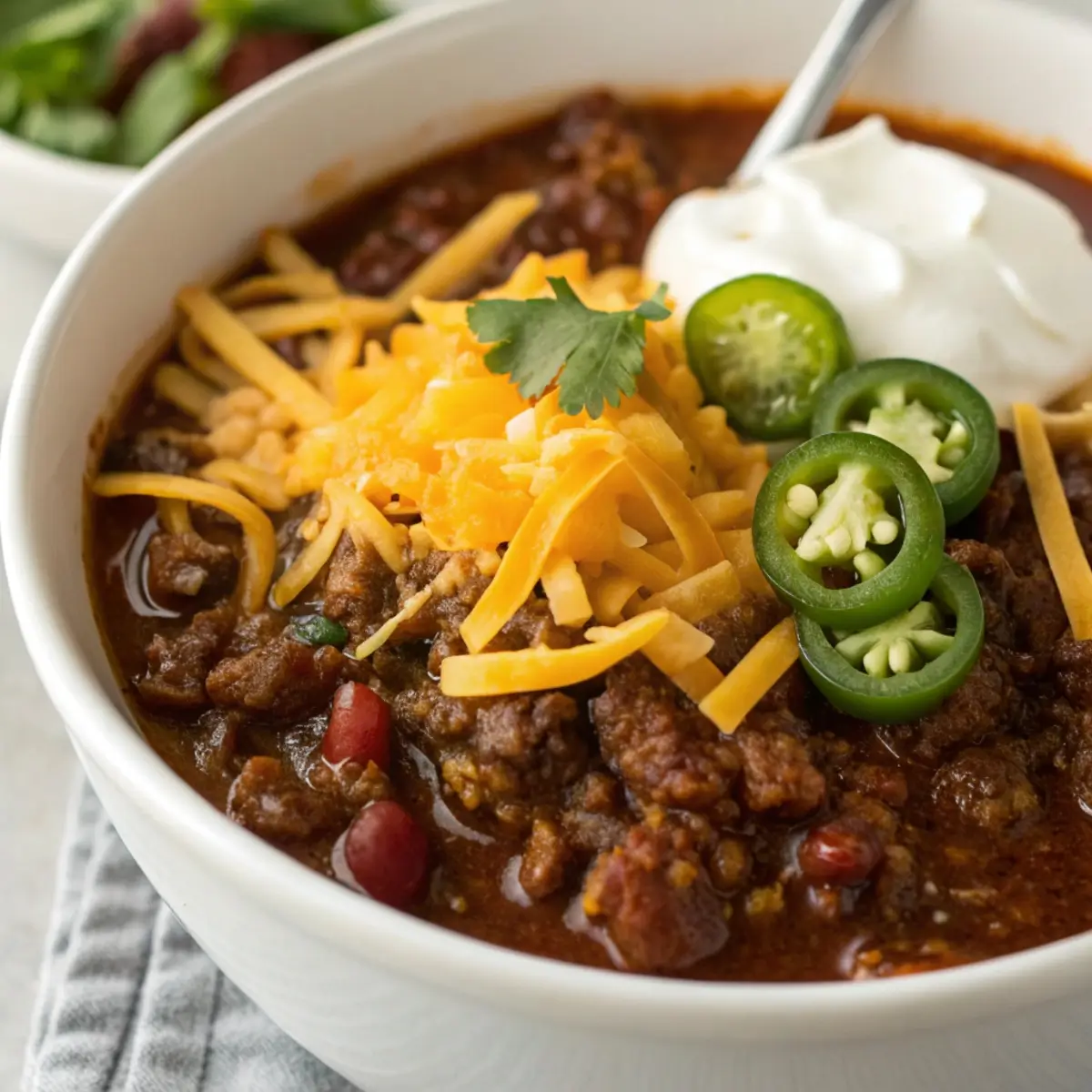 Beef Chili Recipe (Game Day Favorite)