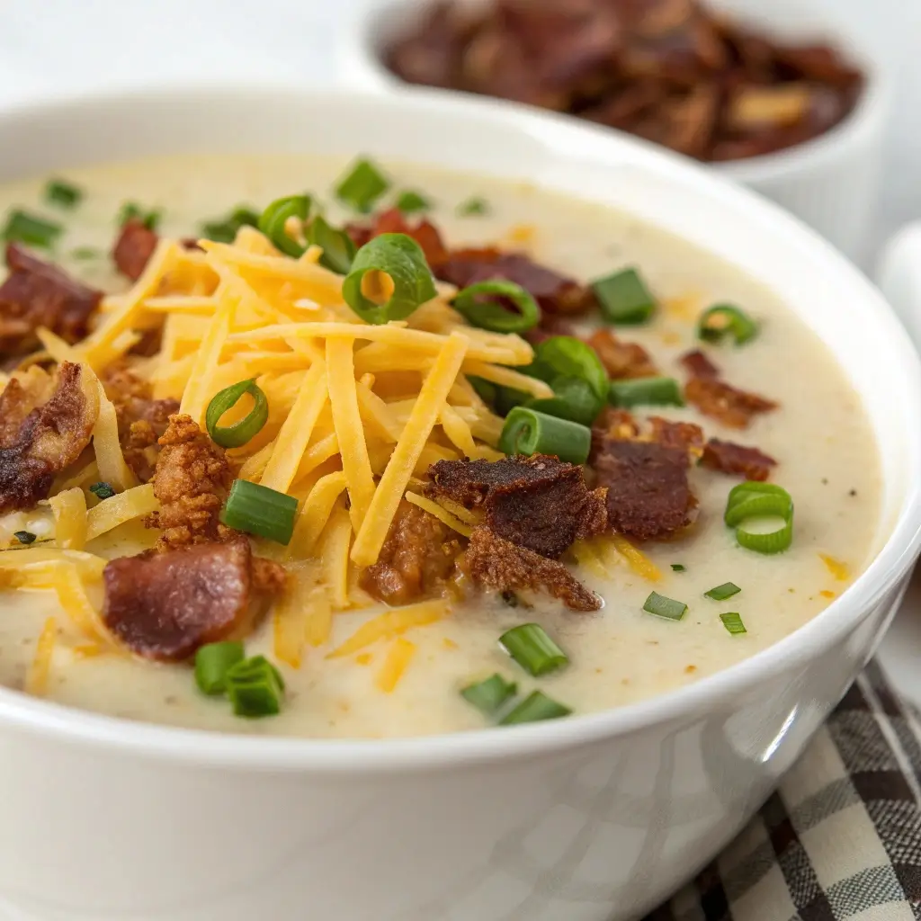 Loaded Baked Potato Soup (Kid-Friendly)