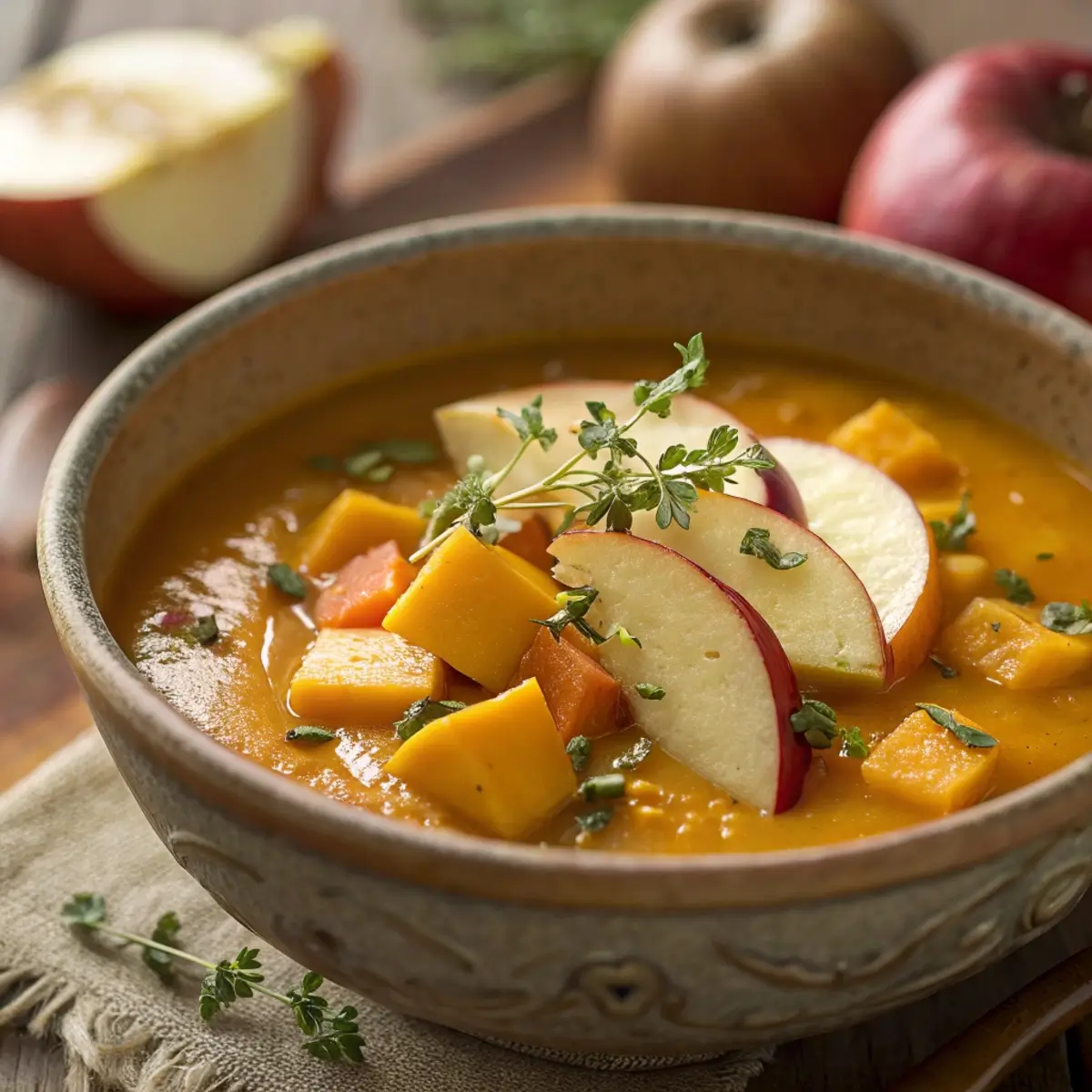 Butternut Squash and Apple Soup