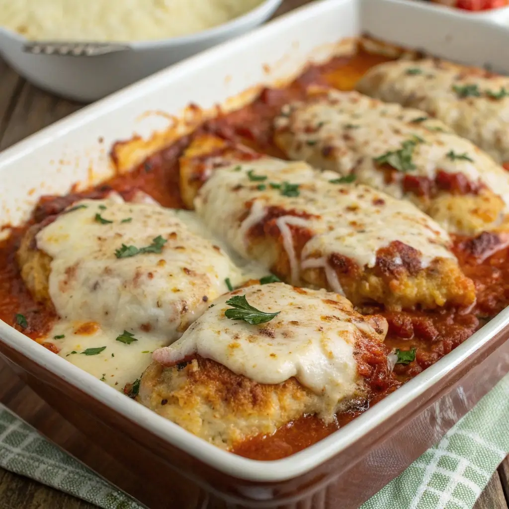 Baked Chicken Parmesan Casserole