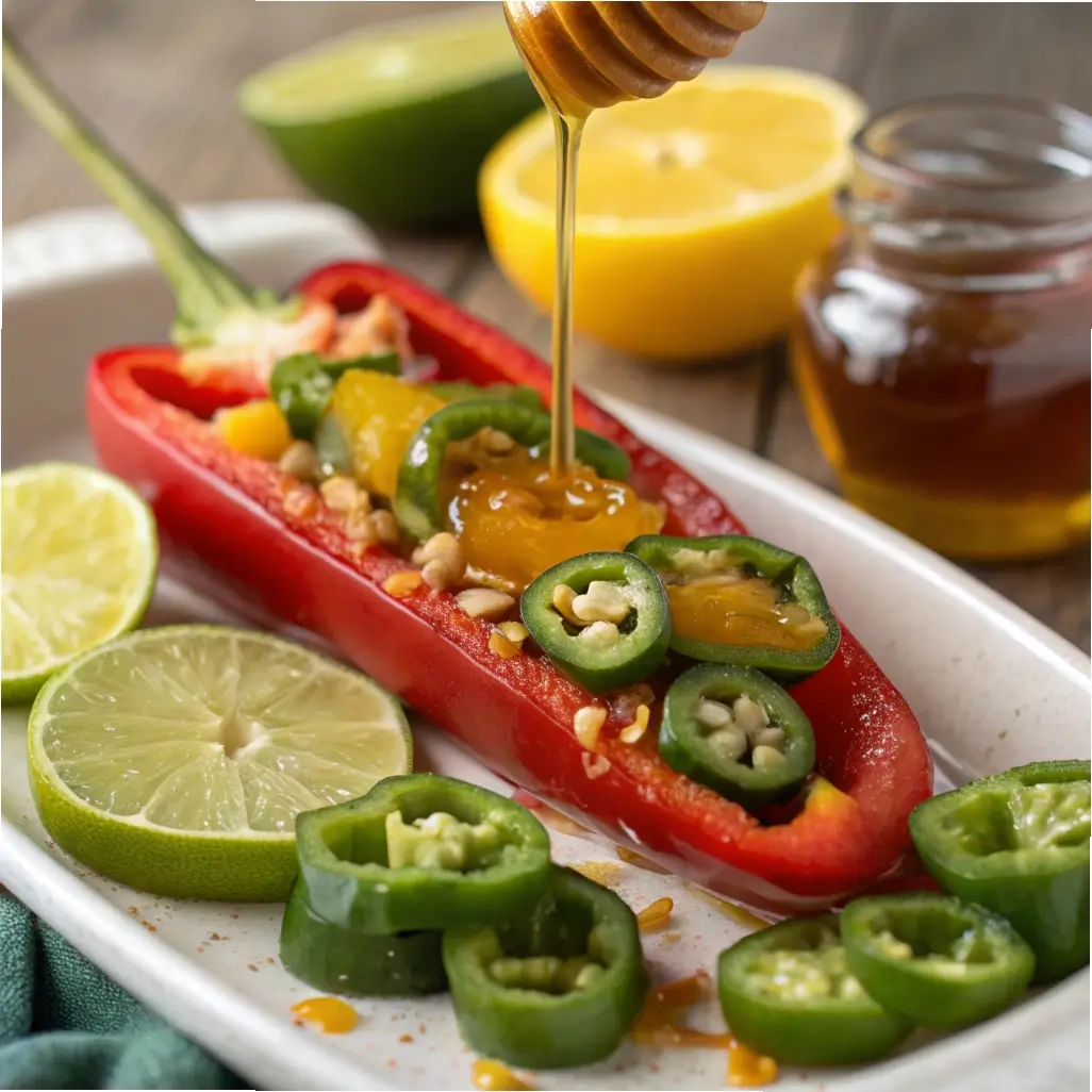 Sweet and Spicy Chili with Honey and Jalapeño