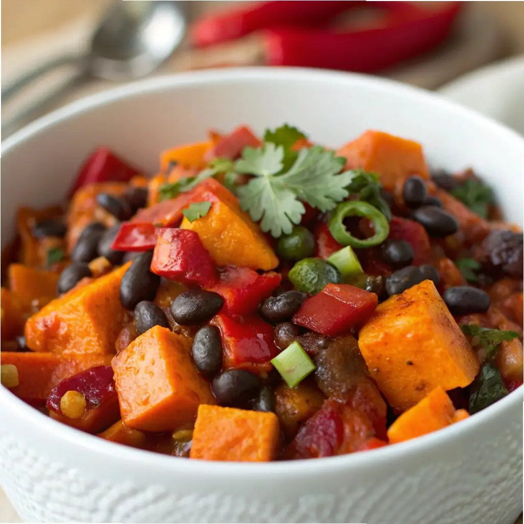 Best Vegetarian Chili with Sweet Potatoes