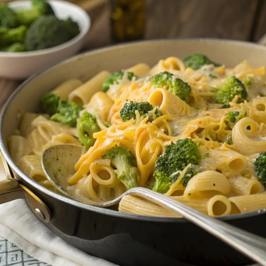 One-Pot Cheddar Broccoli Pasta