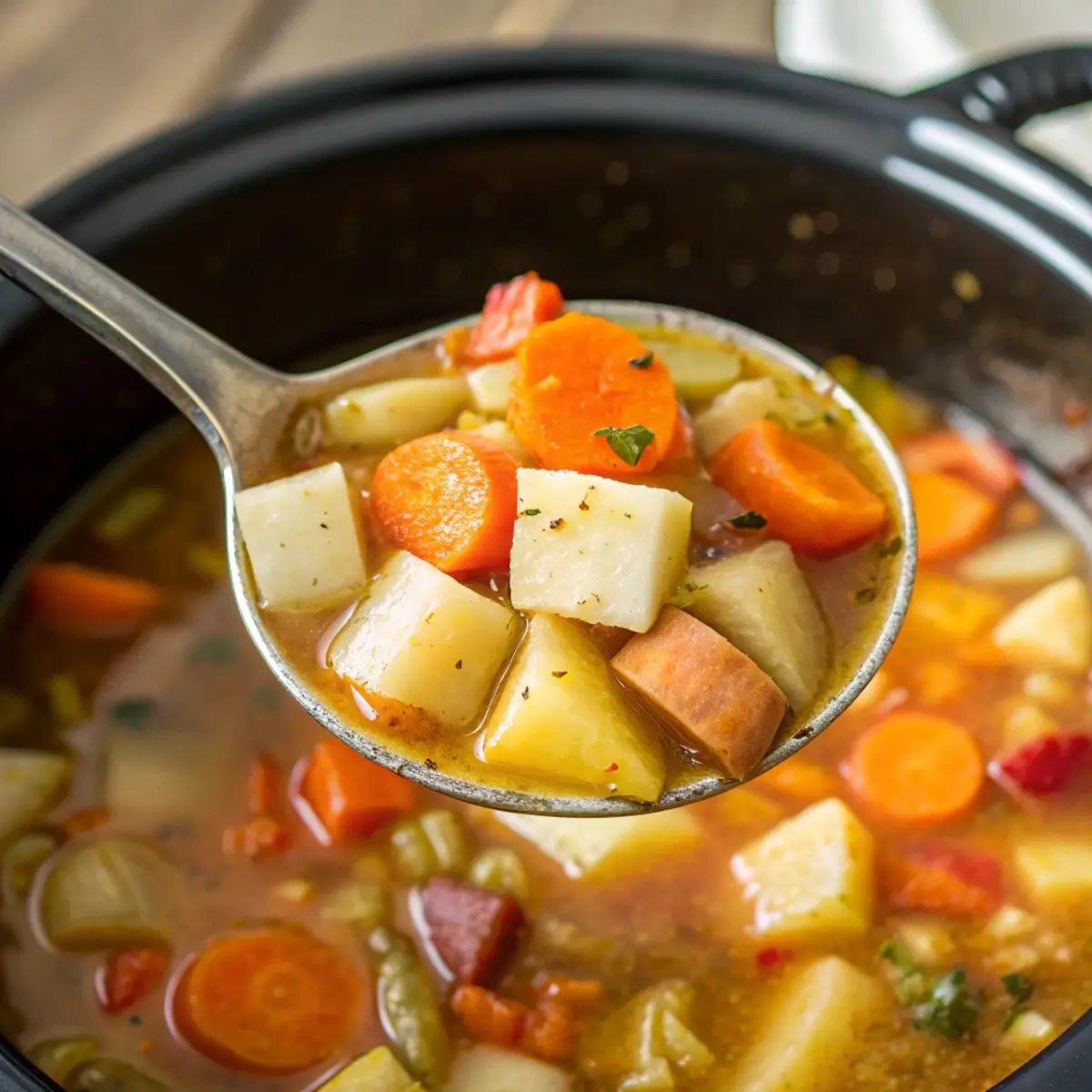 Crockpot Harvest Soup with Root Vegetables