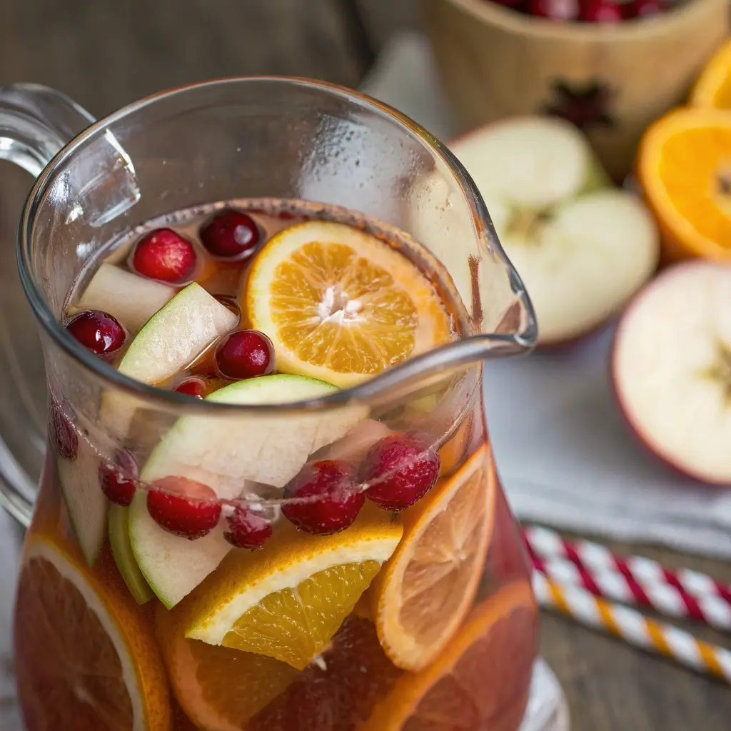 Apple Cider Sangria for Fall