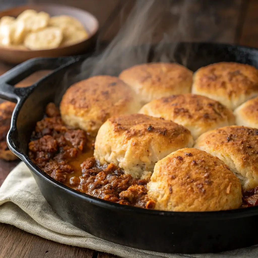 Easy Sloppy Joe Biscuit Bake (Kid-Approved!)