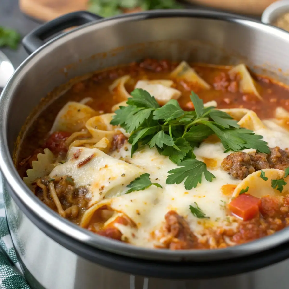 Instant Pot Lasagna Soup