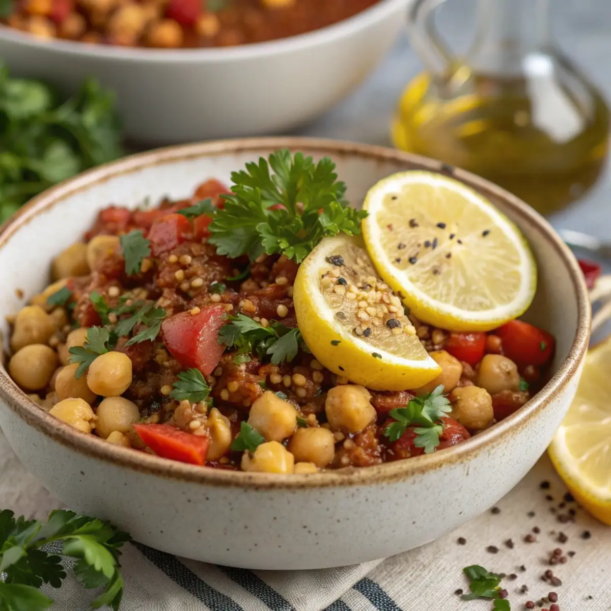 Mediterranean Chickpea Chili