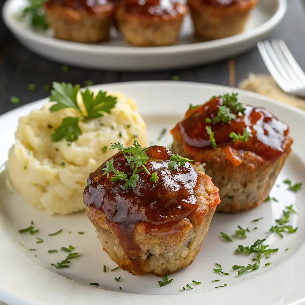 BBQ Meatloaf Muffins