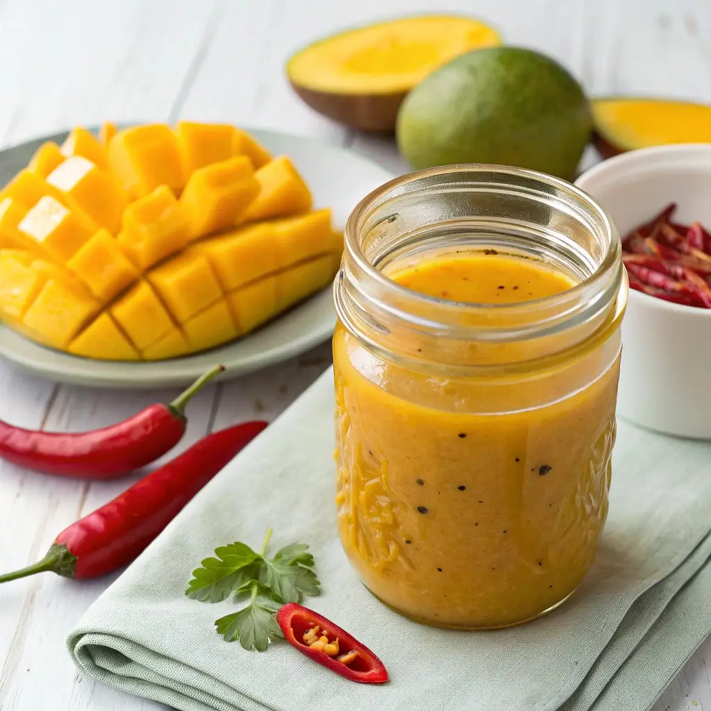 Sweet and Spicy Mango Salad Dressing
