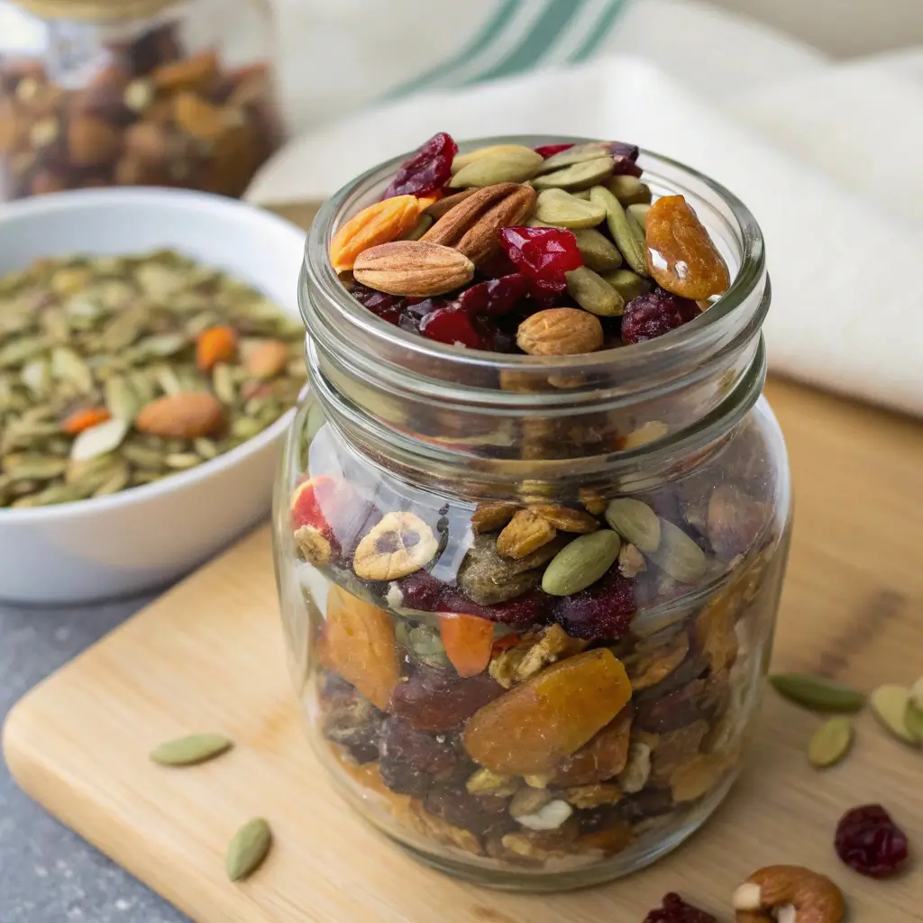 Pumpkin Seed Trail Mix (Healthy Fall Snack)