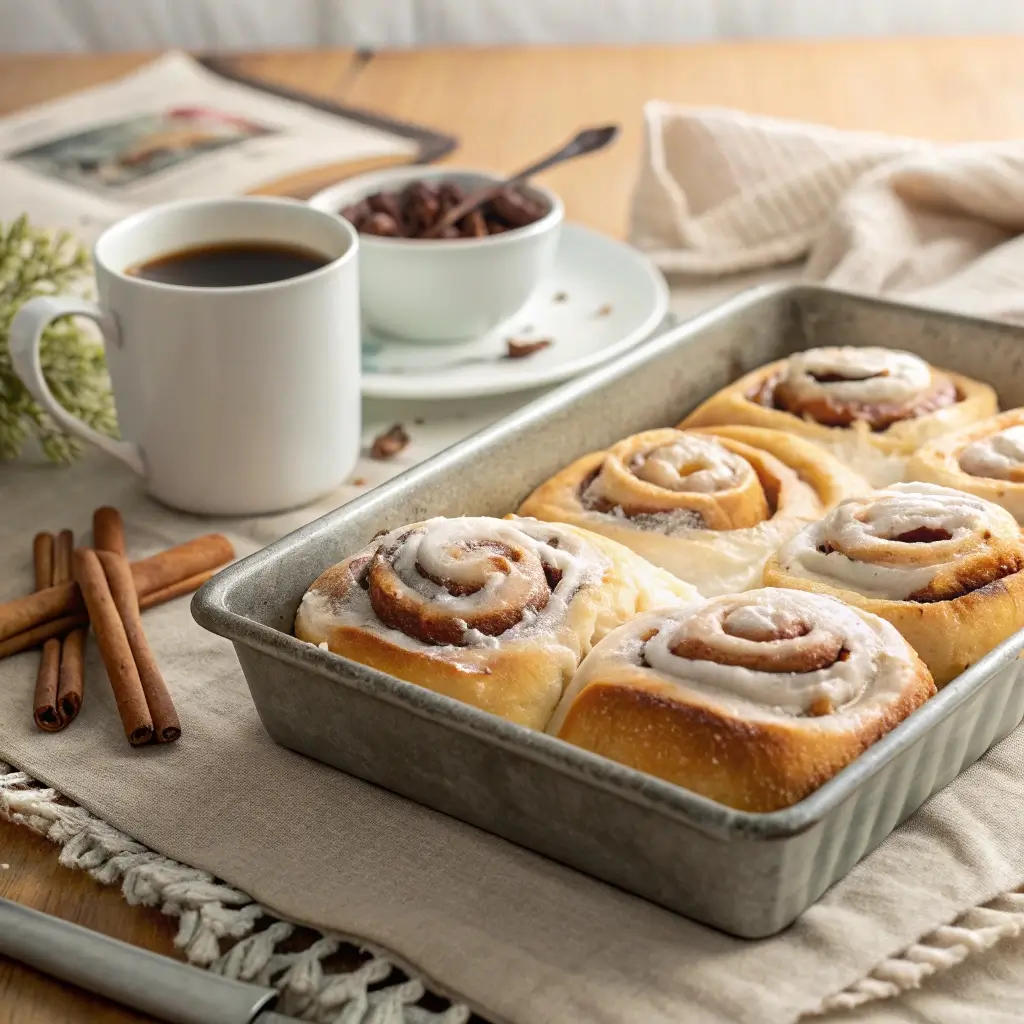Overnight Sourdough Discard Cinnamon Rolls