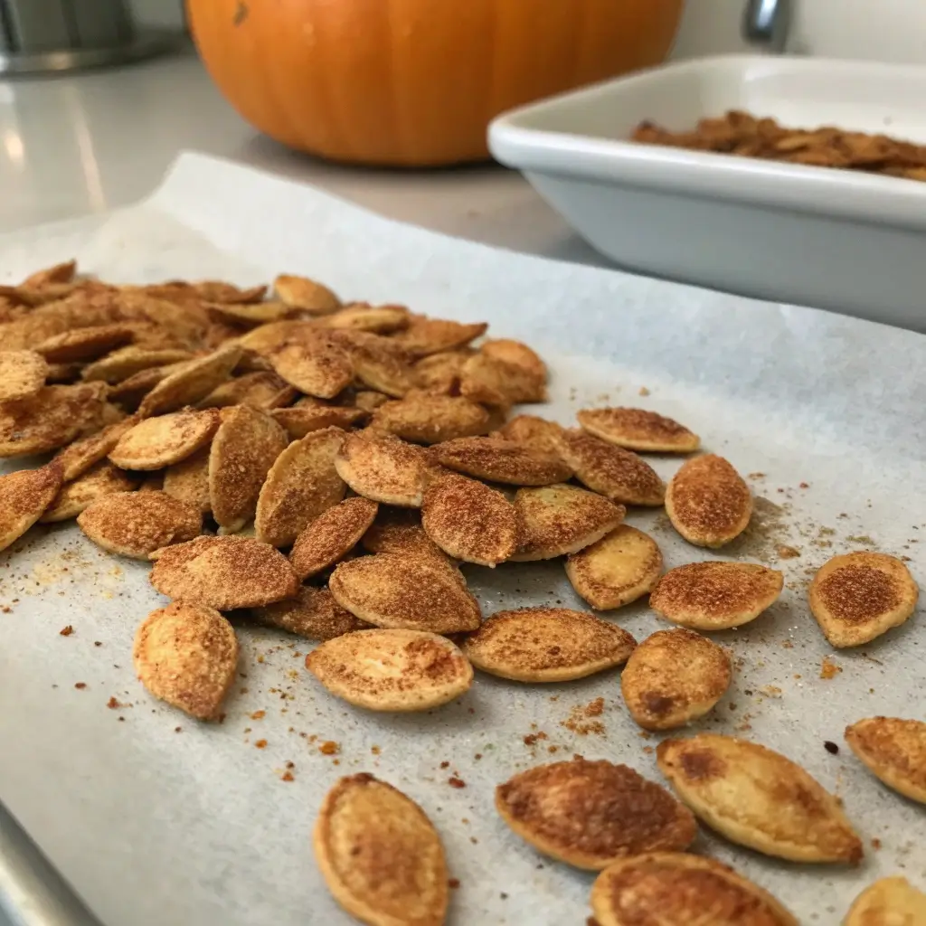Sweet Cinnamon Sugar Pumpkin Seeds