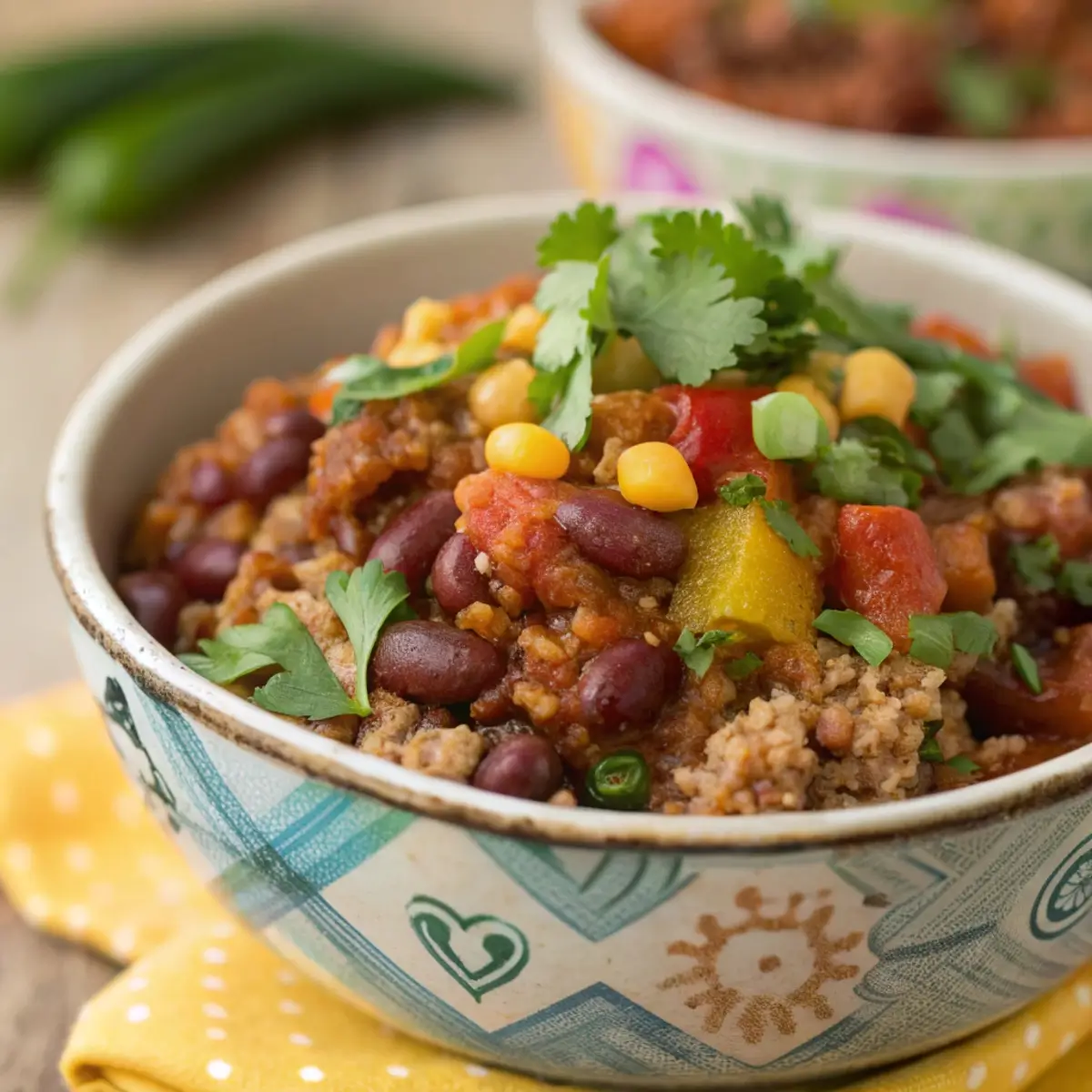 Ground Turkey and Quinoa Chili