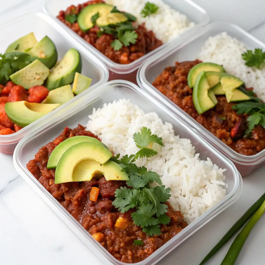Chili Meal Prep Bowls | Freezer-Friendly Dinners