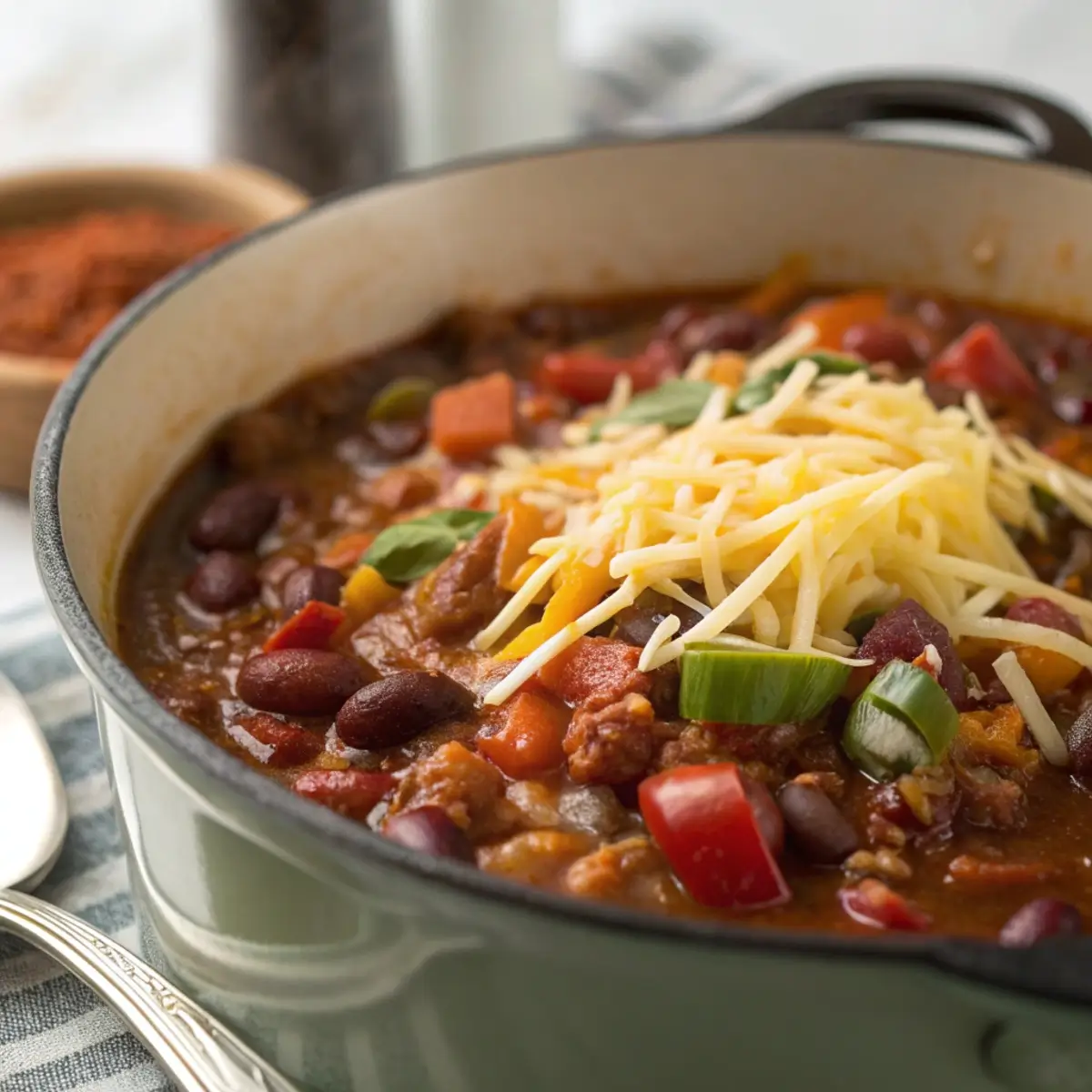 30-Minute Vegetarian Chili (Quick & Cozy Dinner)