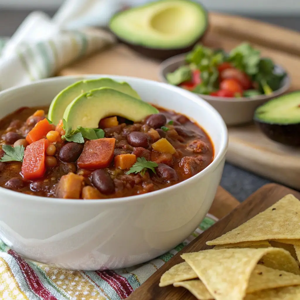 Hearty Vegan Chili | Easy Plant-Based Dinner