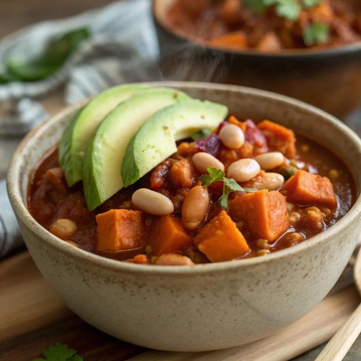 Sweet Potato White Bean Chili