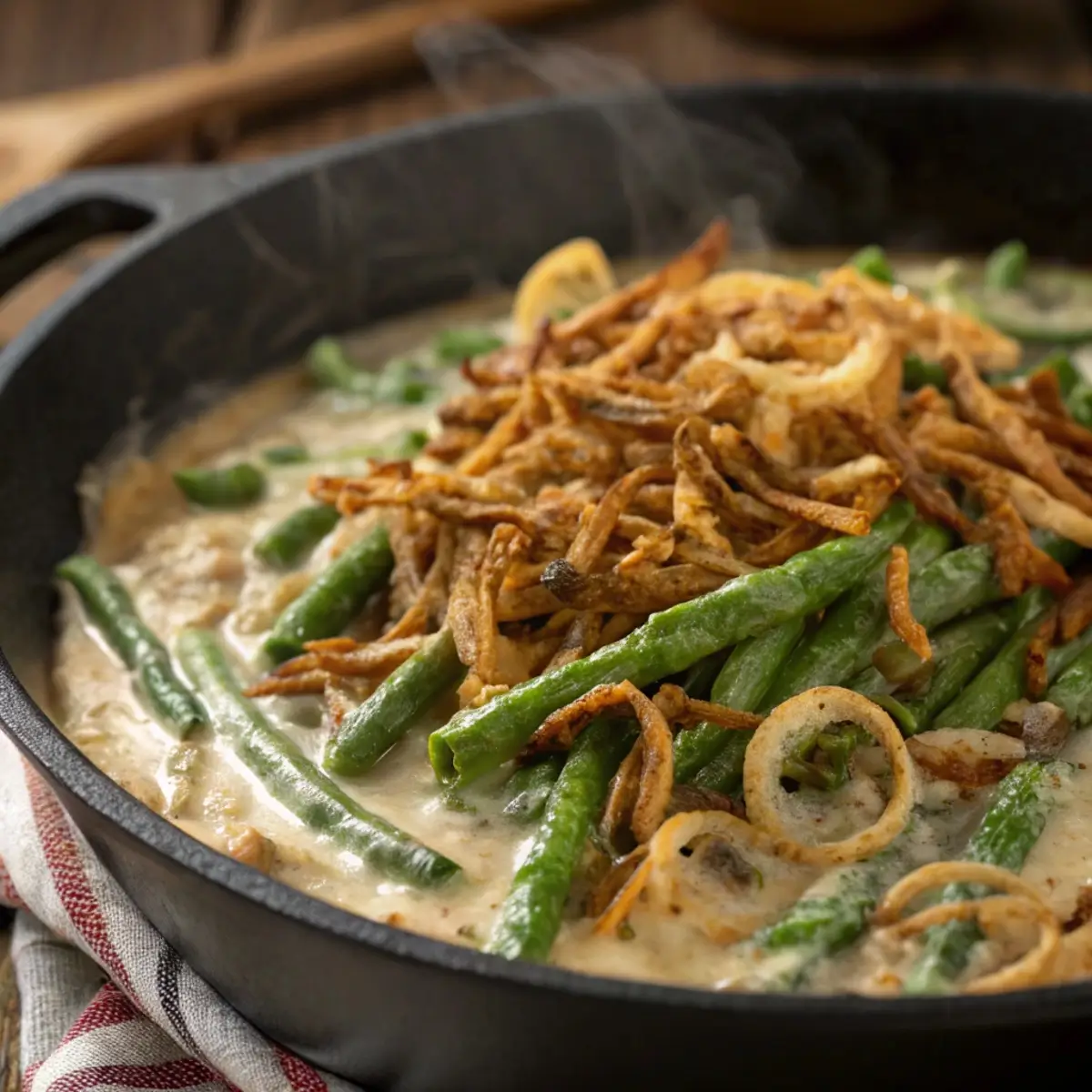 Green Bean Casserole One-Pan Dinner