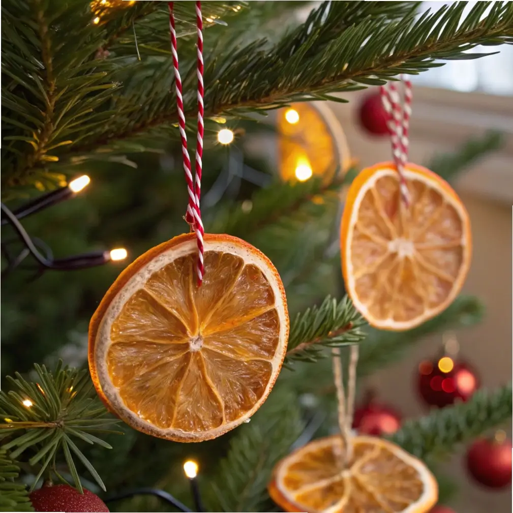 Candied Orange Slices for Christmas Decorations