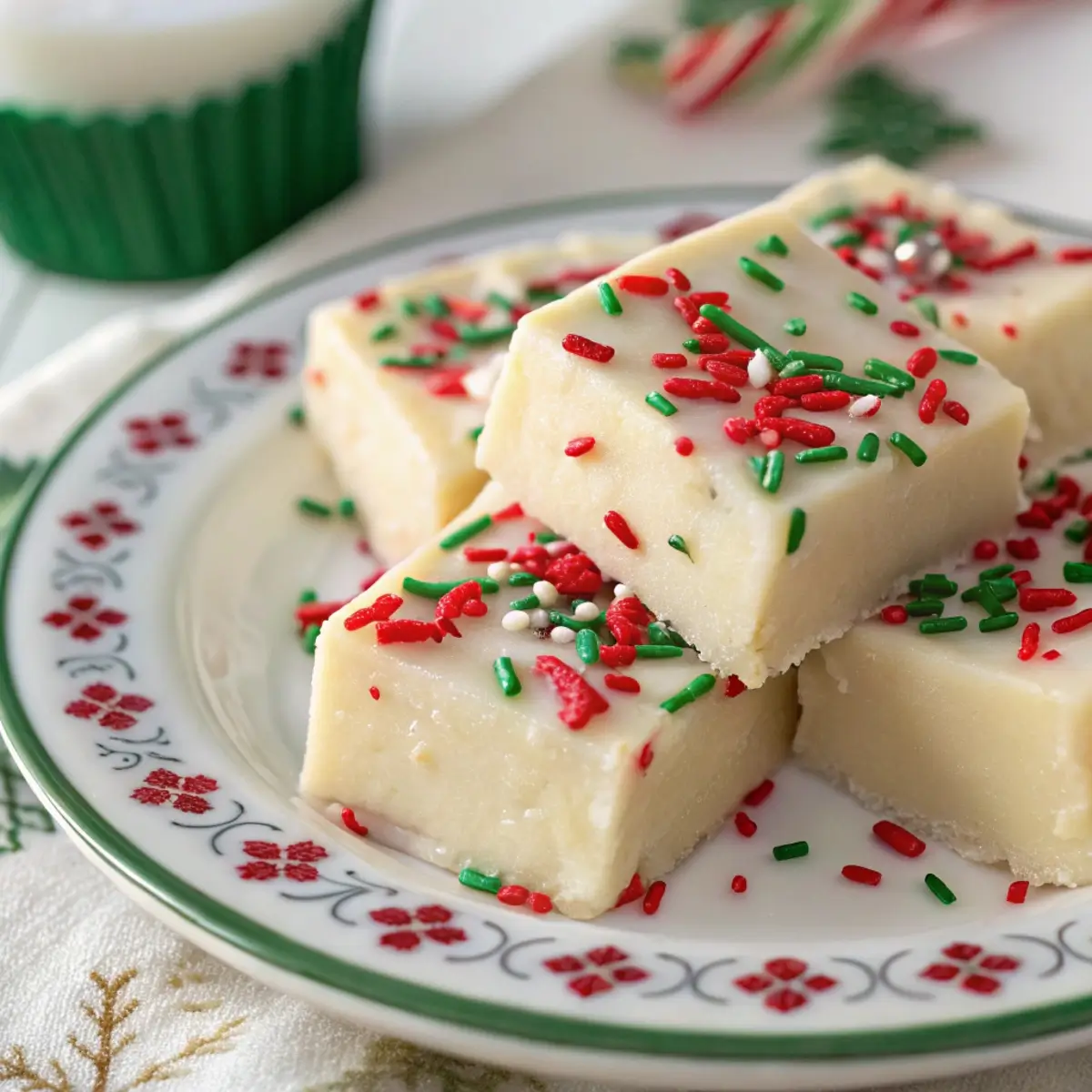 Sugar Cookie Fudge Christmas Treats