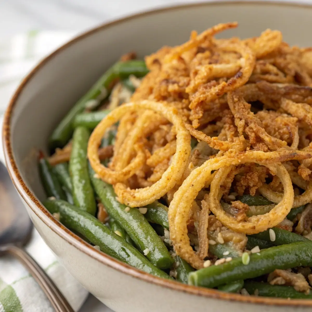 Air-Fryer Green Bean Casserole Cheat