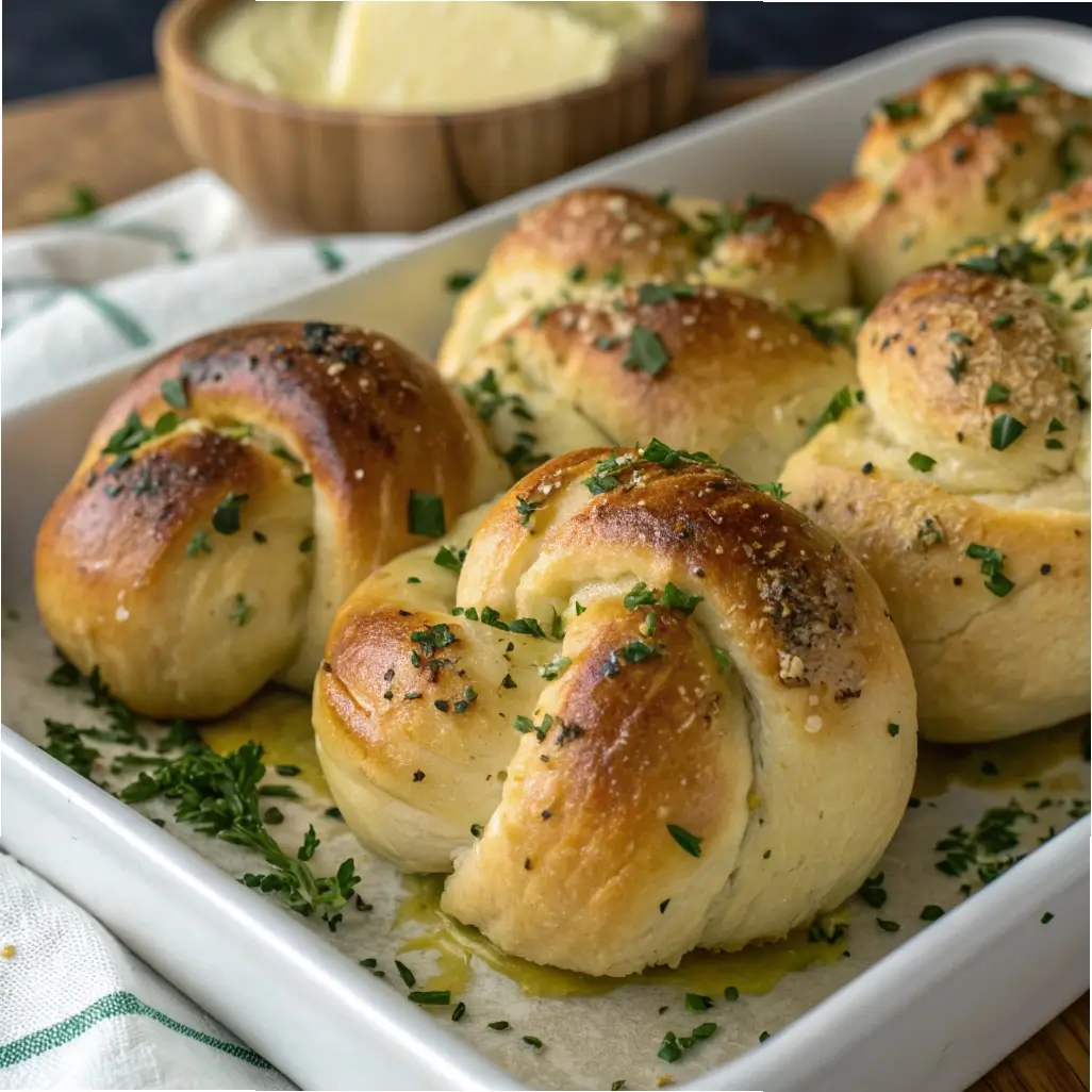 Sourdough Discard Garlic Knots (Soft & Buttery)