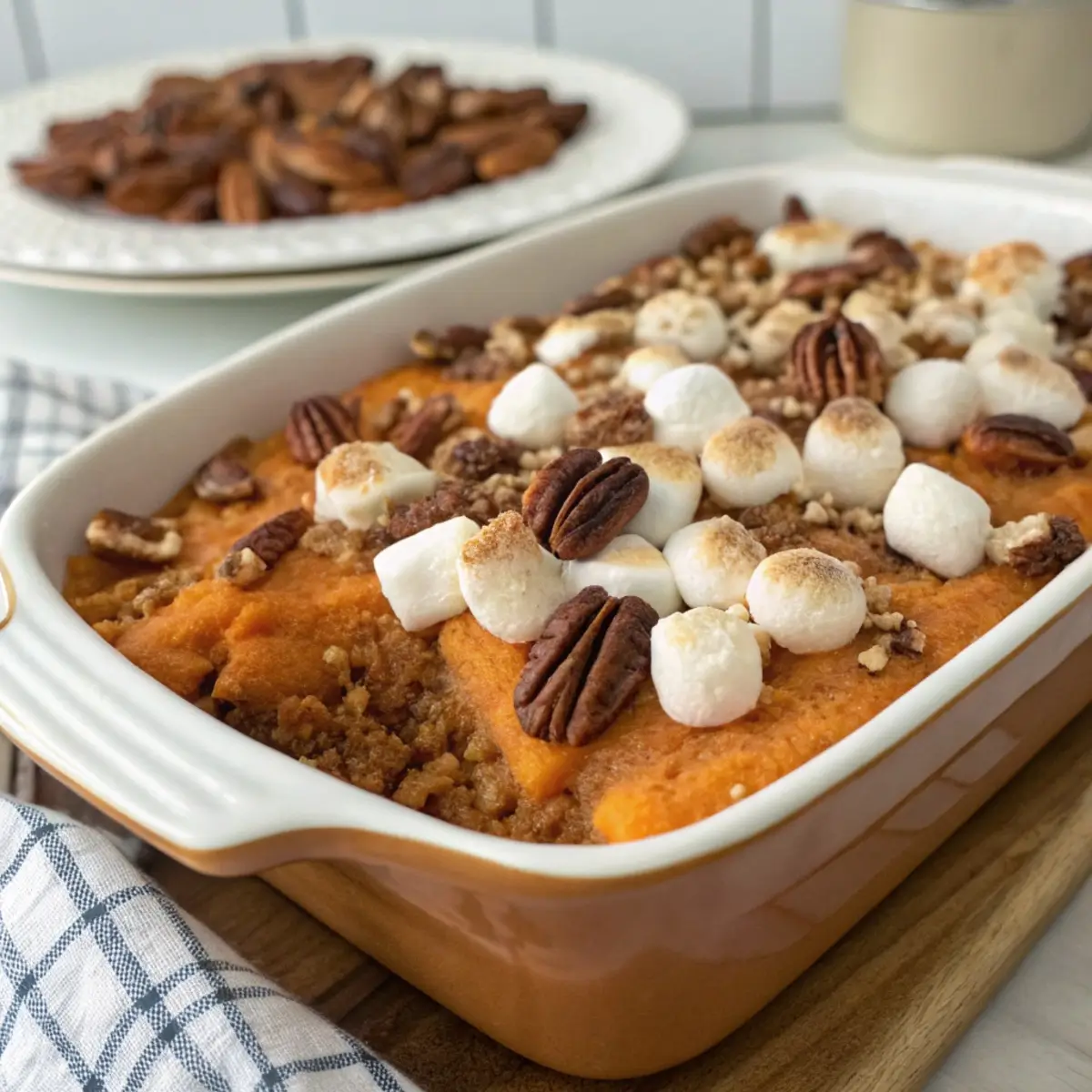 Sweet Potato Casserole Without Canned Yams