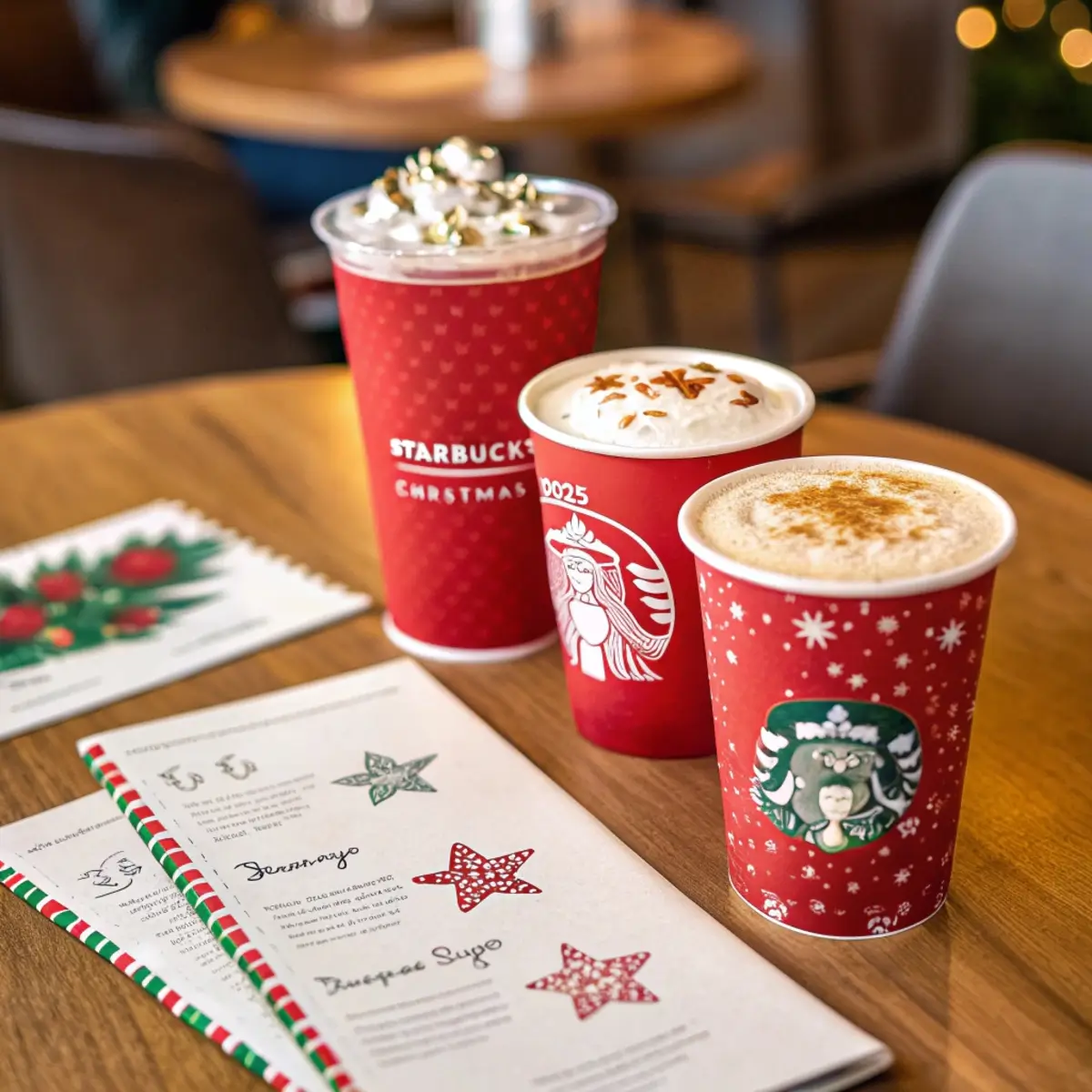 Starbucks Christmas Drink Menu 2025