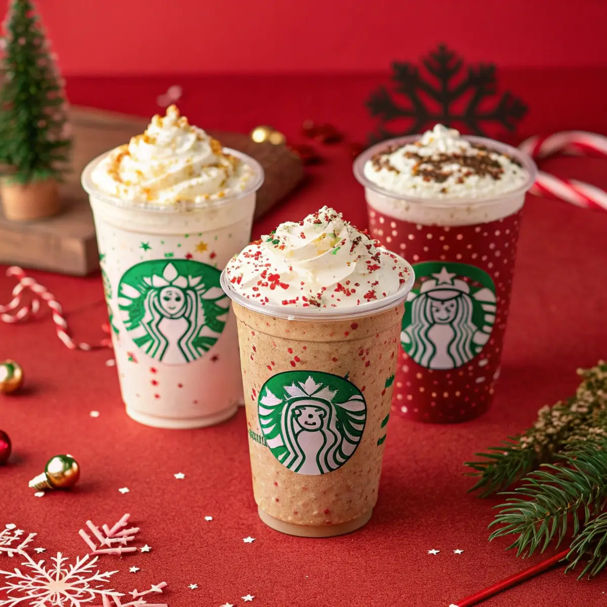 Starbucks Christmas Cold Drink Menu 2025