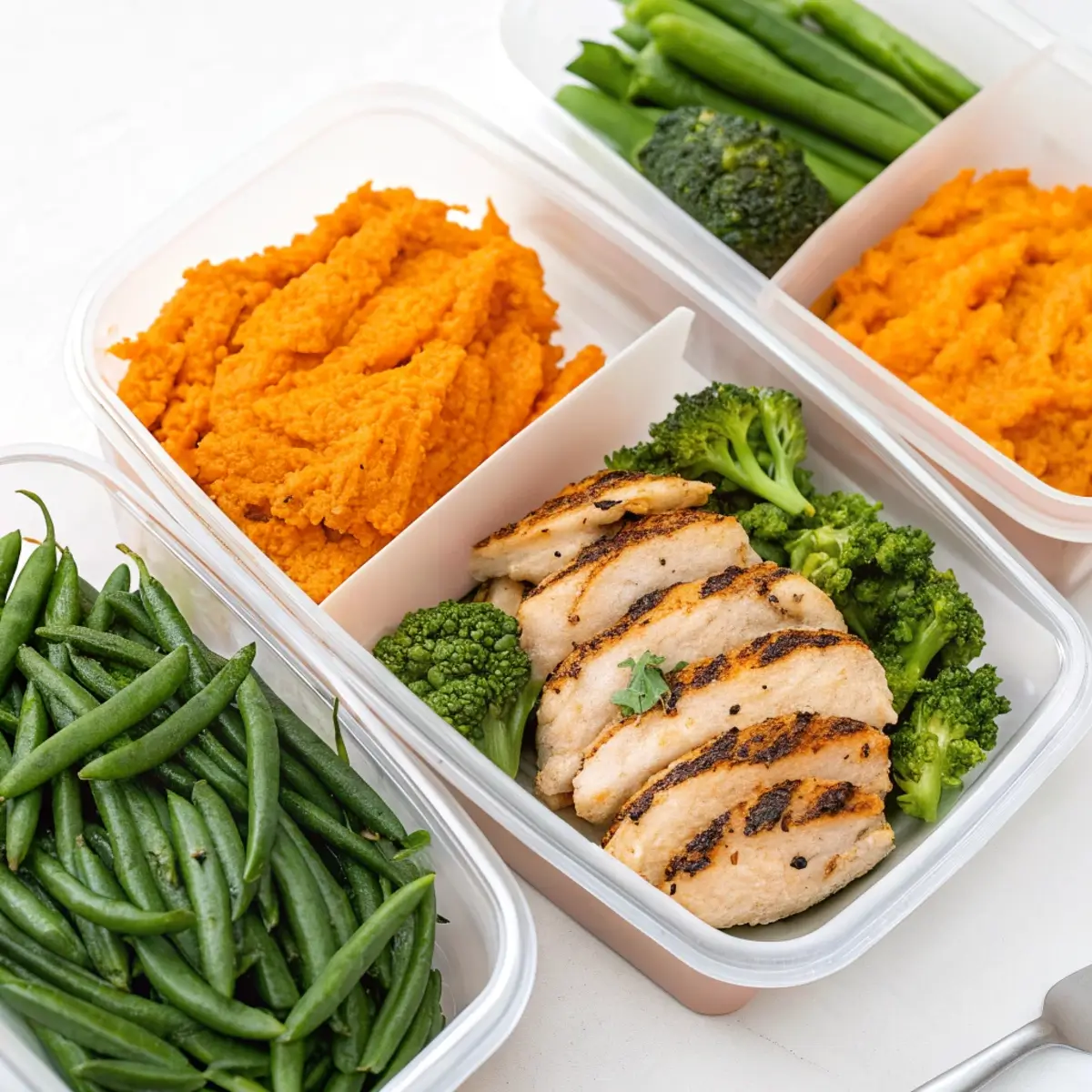 Sweet Potato Mashed Bowl Meal Prep