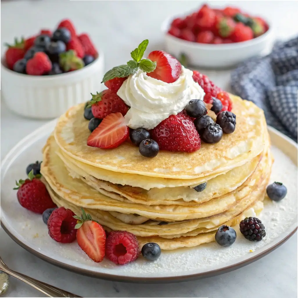 Sourdough Discard Crepes (Thin & Easy)