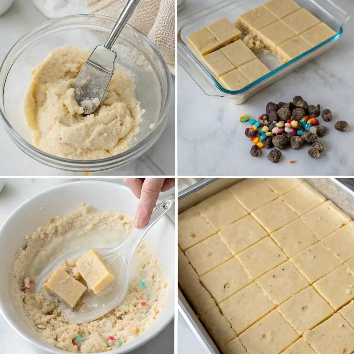 Sugar Cookie Fudge Step-by-Step