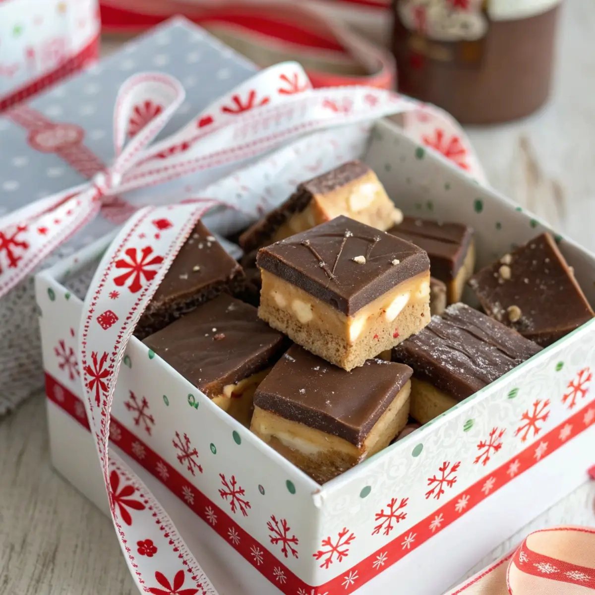 Sugar Cookie Fudge for Christmas Cookie Boxes