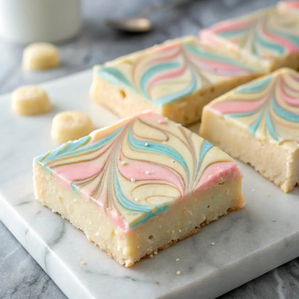 Sugar Cookie Fudge with Frosting Swirl