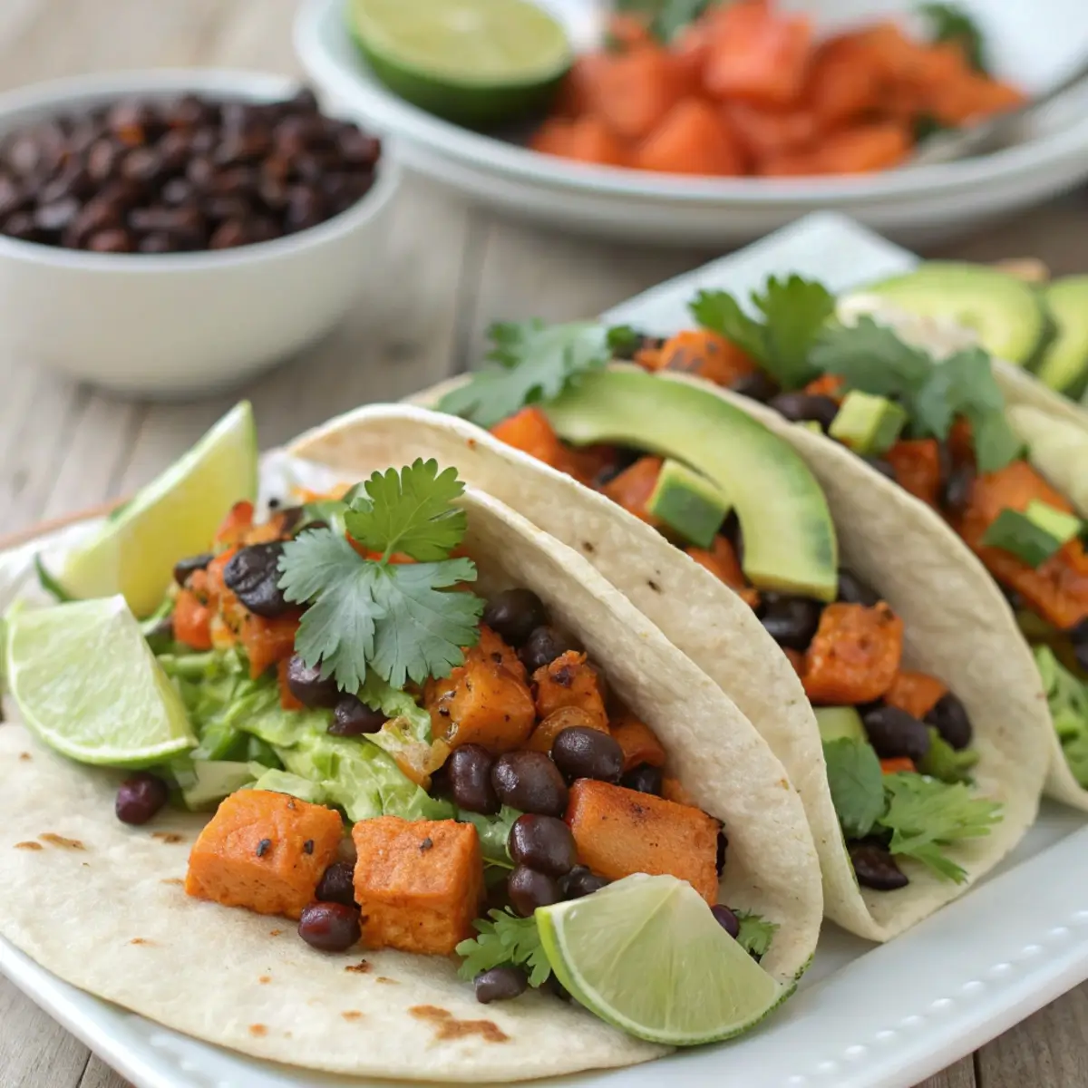 Sweet Potato and Black Bean Tacos