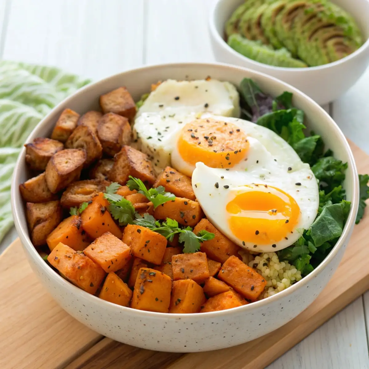 Sweet Potato Breakfast Bowls High Protein