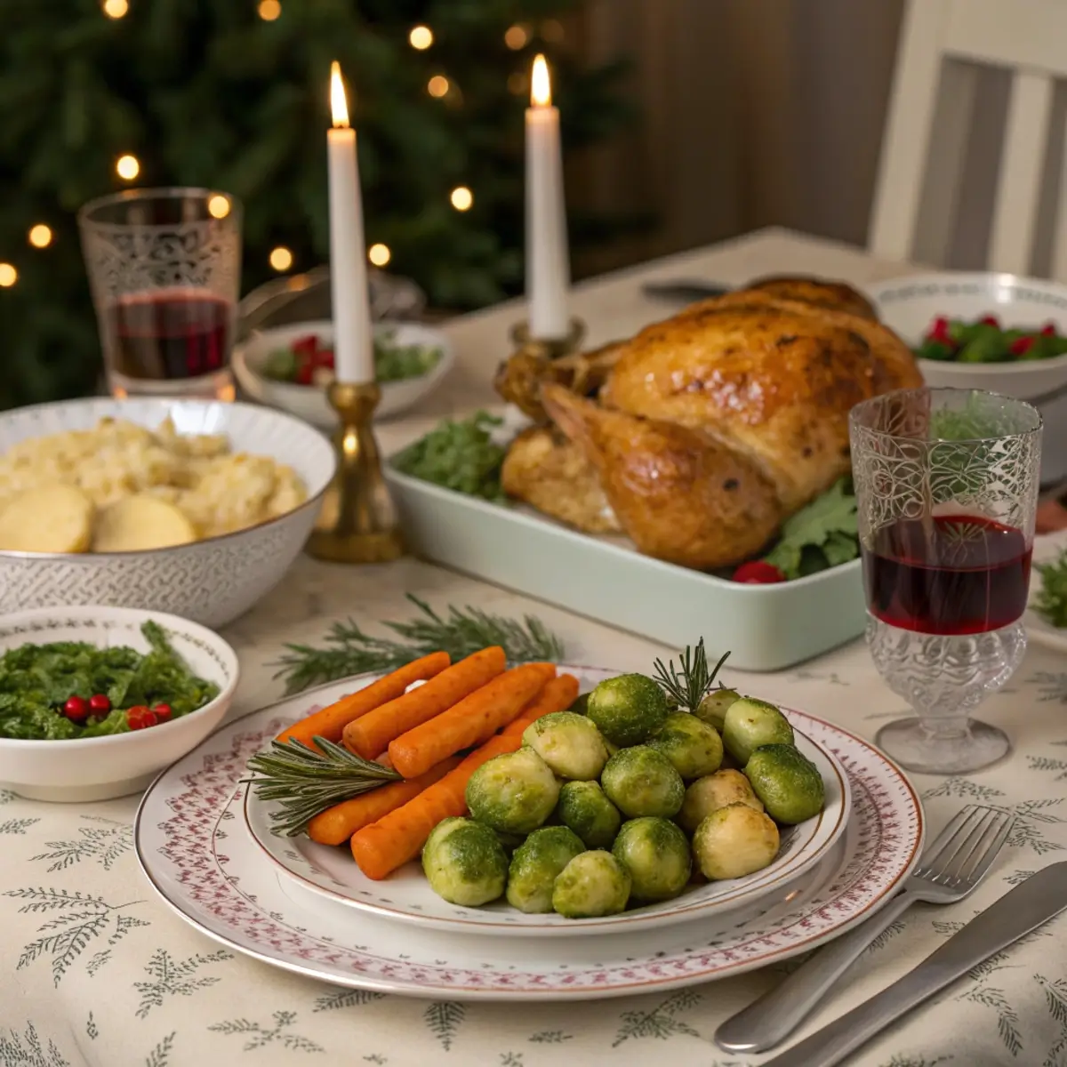 Traditional Christmas Dinner Menu (Homemade Style)