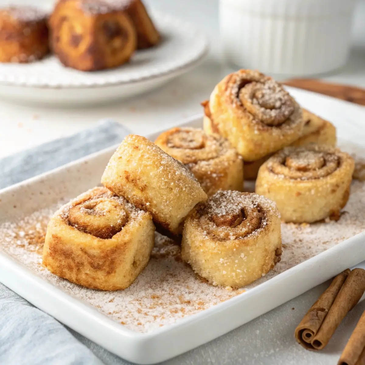 Air Fryer Cinnamon Roll Bites