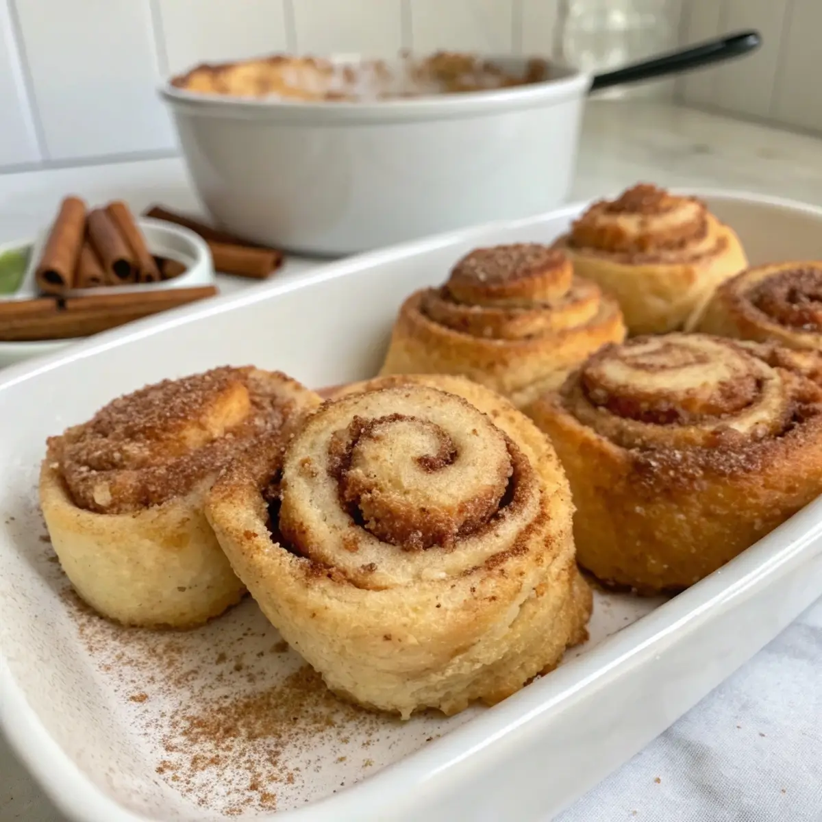 Cinnamon Roll Bites (Air Fryer Version)