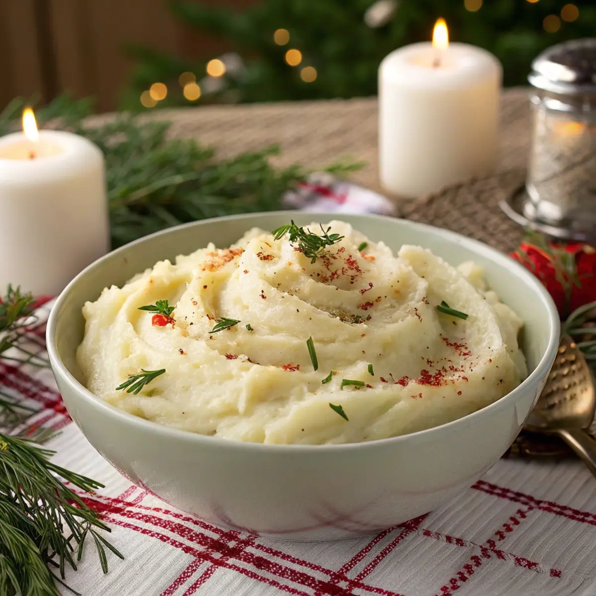 Creamy Garlic Herb Mashed Potatoes (Holiday Style)
