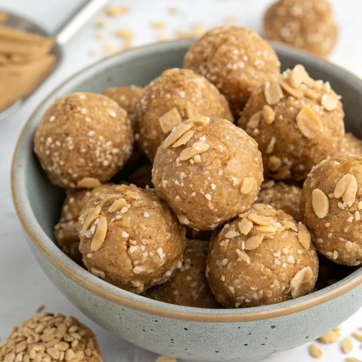 No-Bake Peanut Butter Balls with Oats