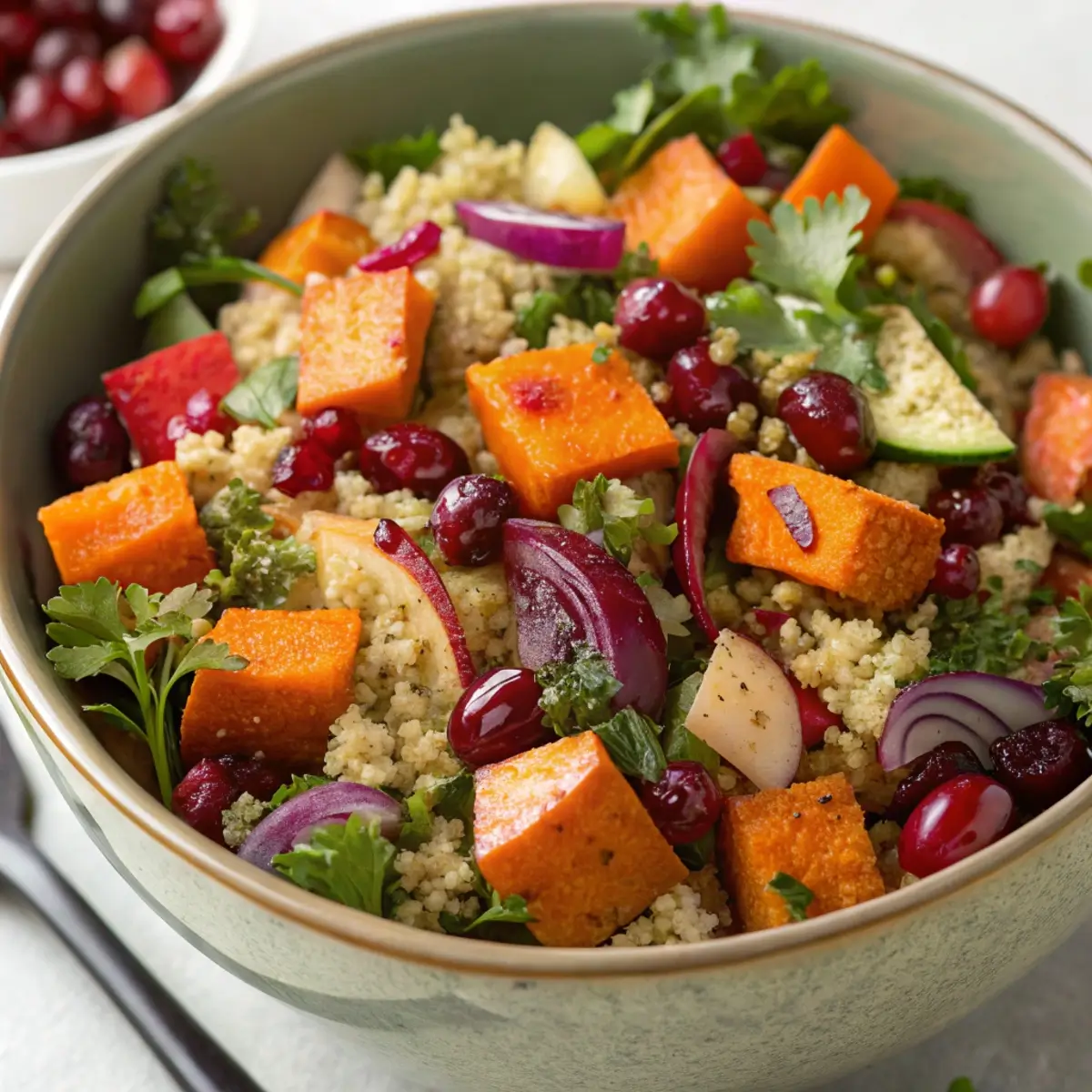 Sweet Potato Quinoa Salad Fall Meal