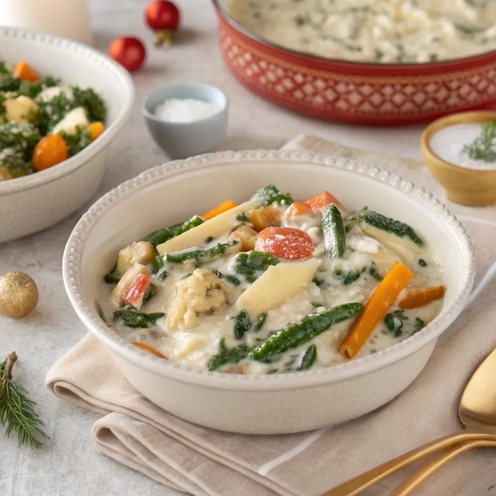 Creamy Christmas Vegetable Sides