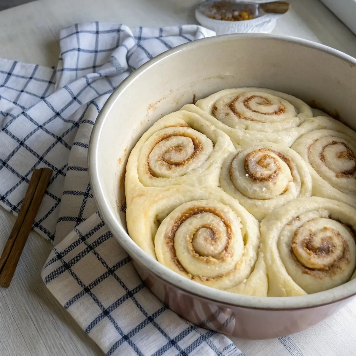 Cinnamon Roll Dough No-Knead
