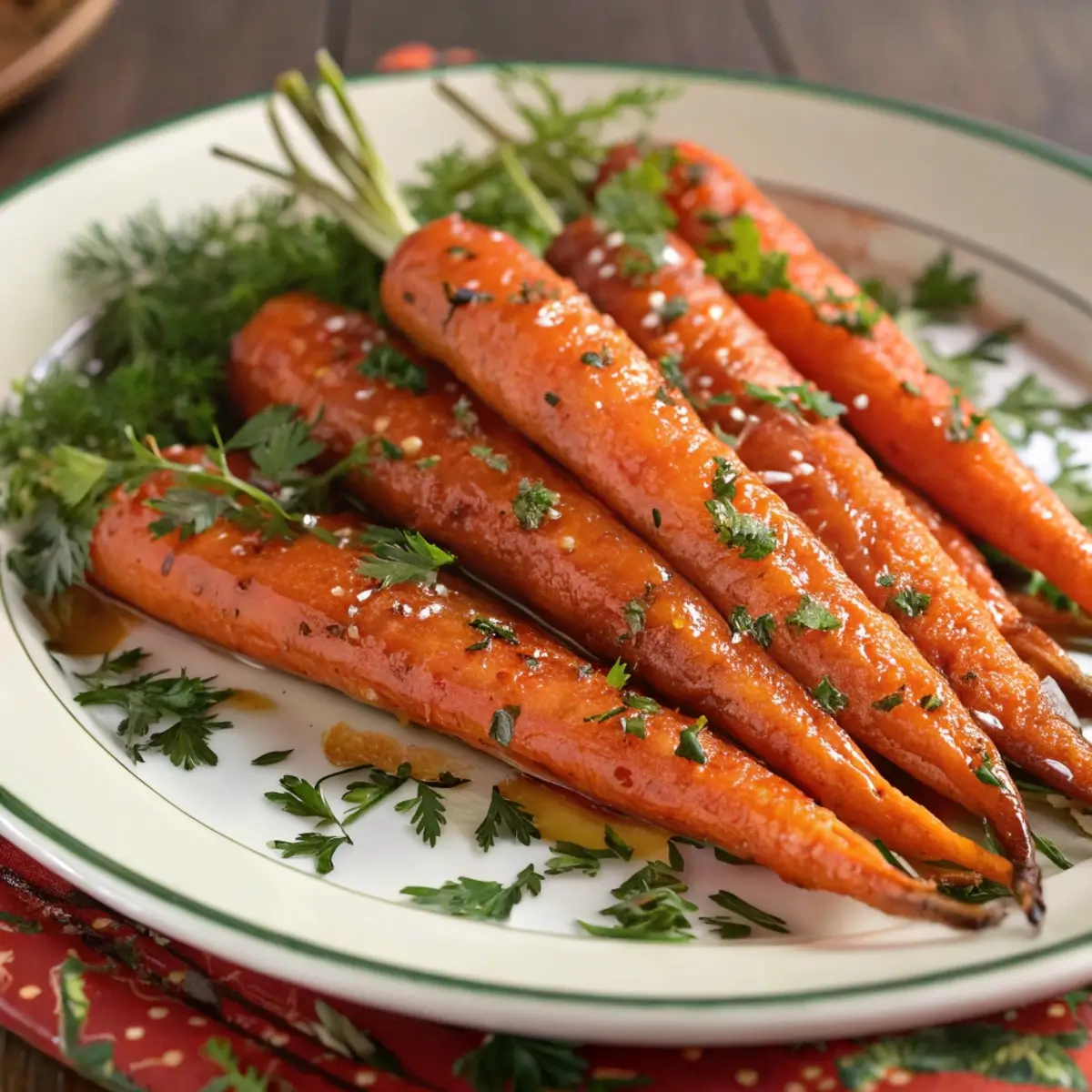 Honey Glazed Carrots with Fresh Herbs