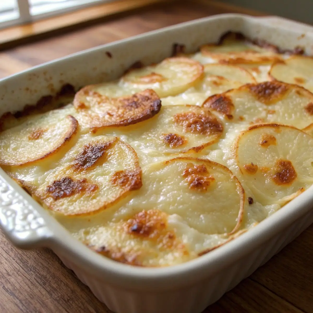 Cheesy Scalloped Potatoes with Gruyere
