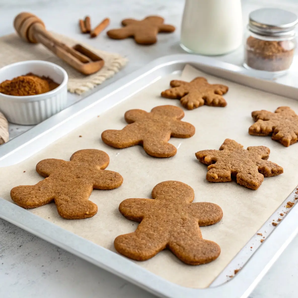 3-Ingredient Gingerbread Cookies